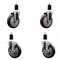 Service Caster Assure Parts 190WTCPK4 Replacement Caster Set, 4PK ASS-EX20S514-PPUB-MRN-2-TLB-2-112 - alternate 1